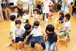 父親参観　さくら組・ばら組