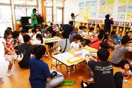 年長組父親参観